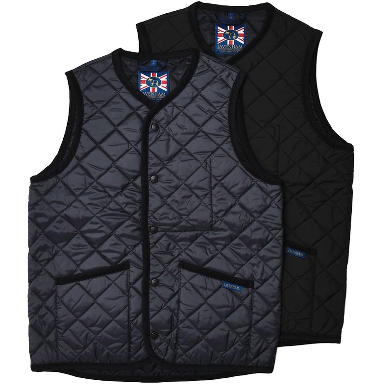 LAVENHAM/ラベンハムTornhamソーンハムポリエステルベストキルティングカラーレスベスト