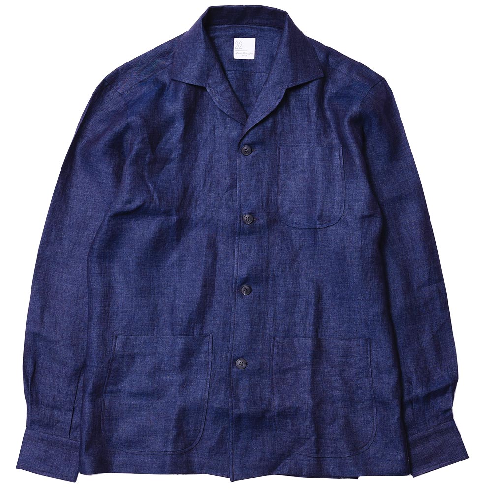 MariaSantangelo/マリアサンタンジェロMARCELLOTaorminaリネンシャツジャケット0502