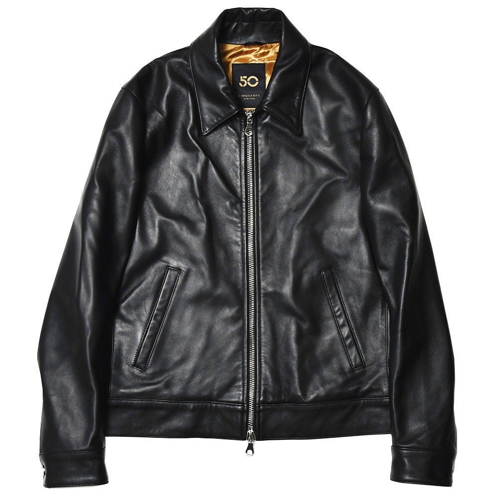 CINQUANTA/チンクアンタラムナッパレザーブルゾンR533/1