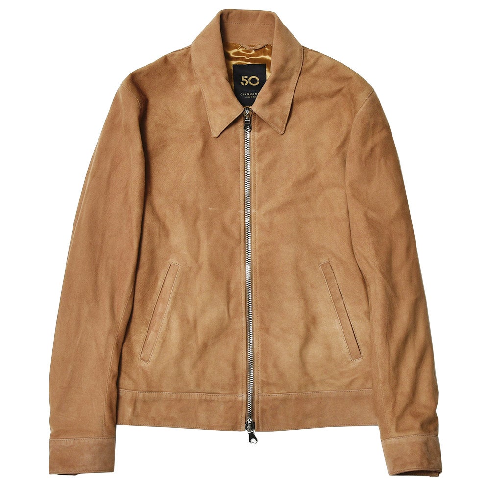 CINQUANTA/チンクアンタラムナッパレザーブルゾンR533/1