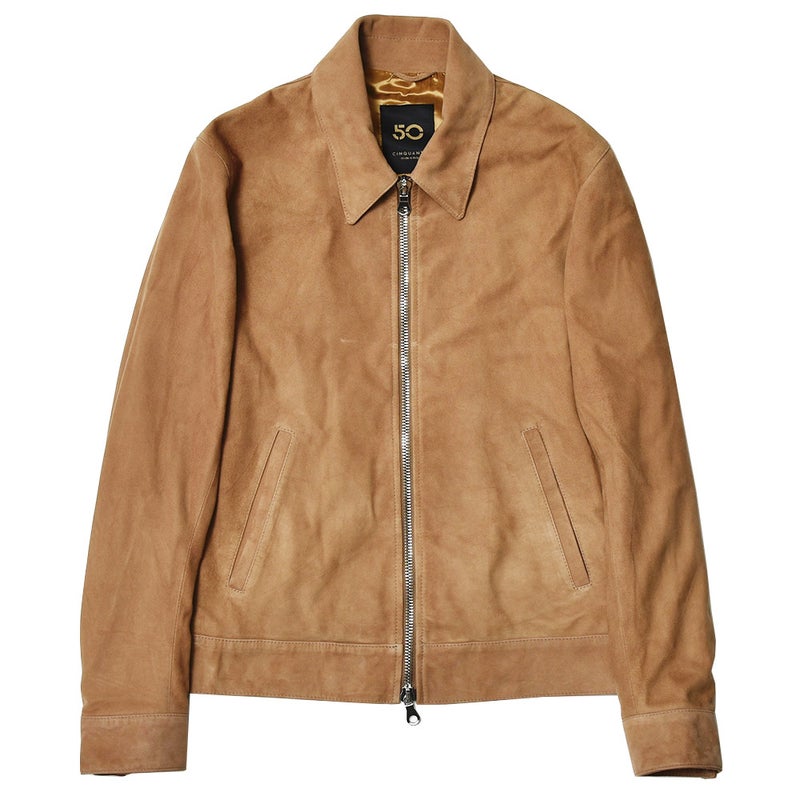 CINQUANTA/チンクアンタラムナッパレザーブルゾンR533/1