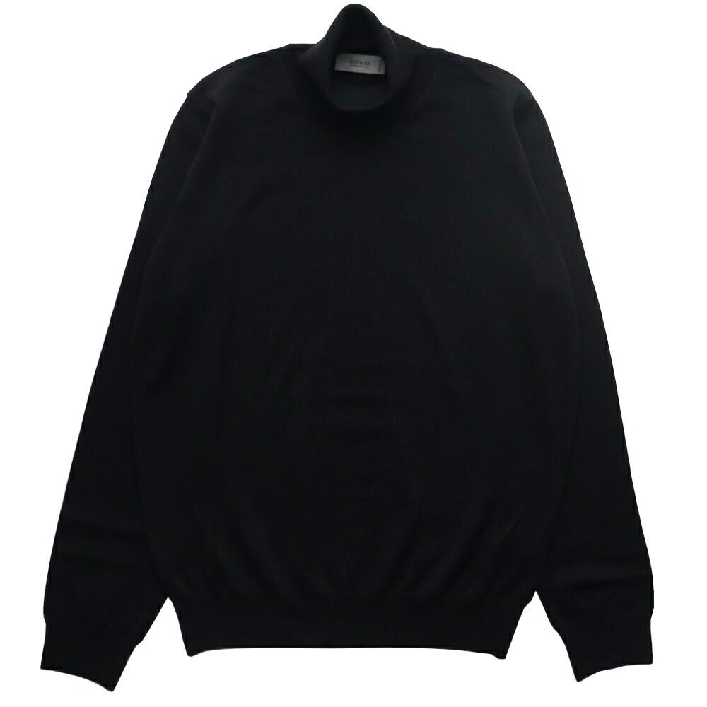 Ferrante/フェランテメリノウール12Gタートルネックニット