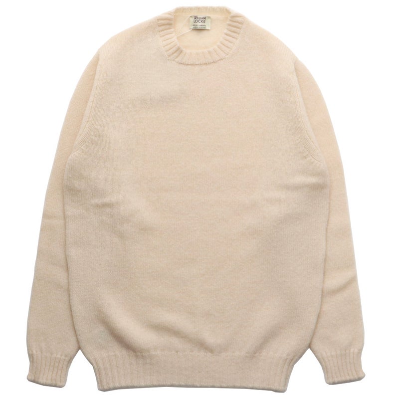 WILLIAMLOCKIE/ウィリアムロッキーLEVENラムズウールクルーネックニット