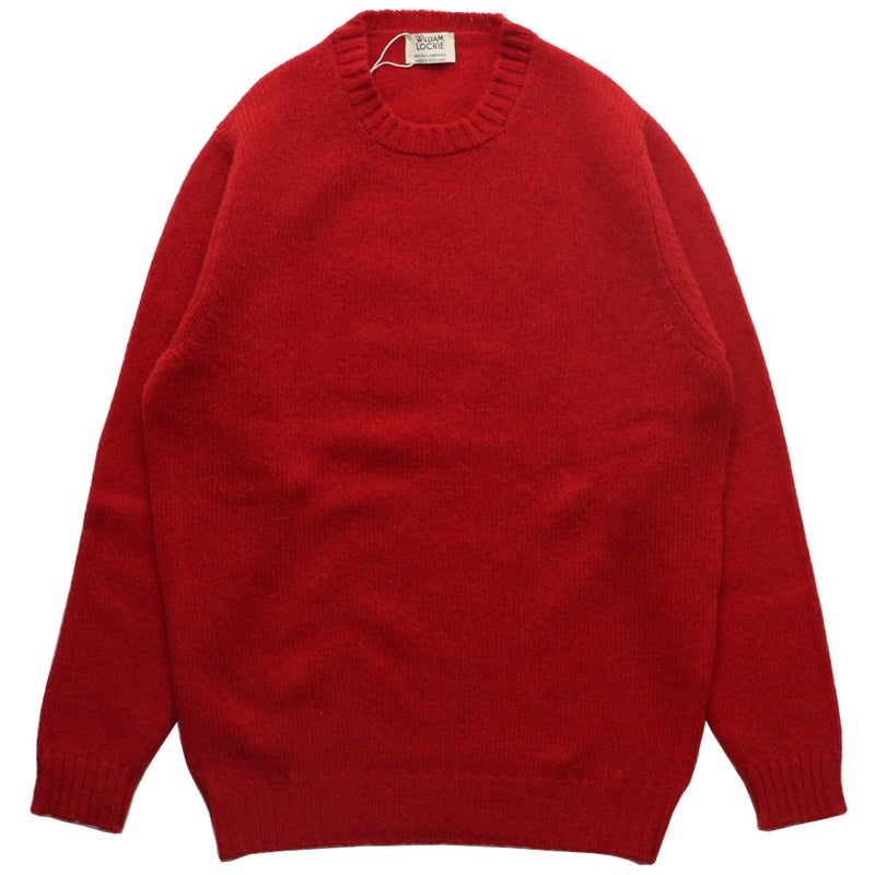 WILLIAMLOCKIE/ウィリアムロッキーLEVENラムズウールクルーネックニット