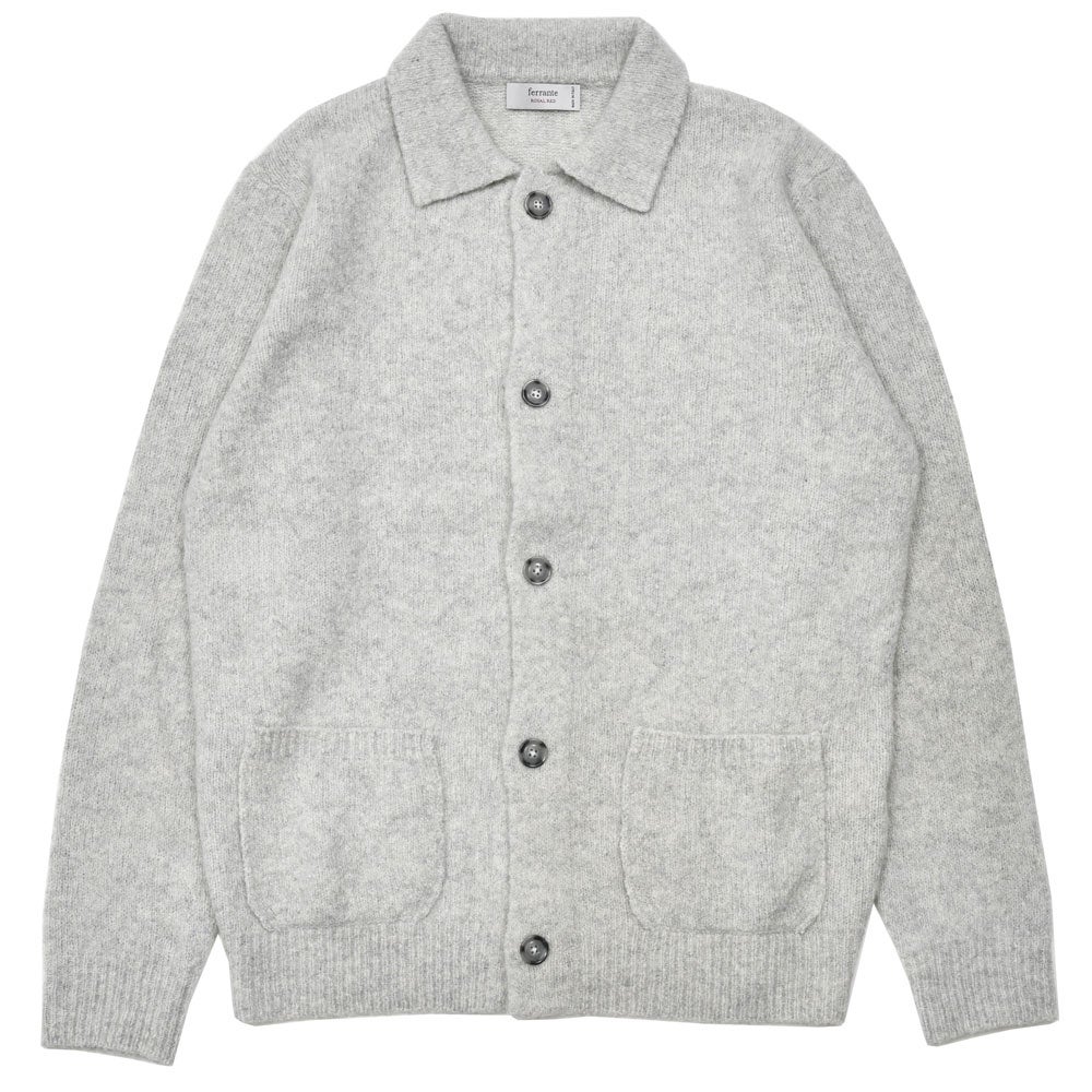 Ferrante/フェランテROYALREDウールナイロンカシミヤカバーオールニットカーディガン