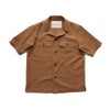 M.I.D.A/ミダコットンリネンナイロンショートスリーブオーバーシャツ【国内正規品】