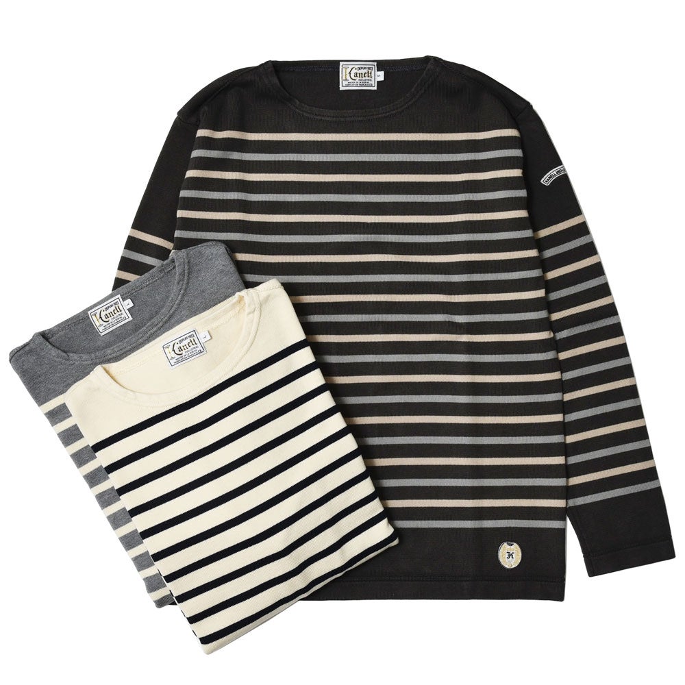 KANELL/カネルBONAPARTEコットンロングスリーブマリニエール