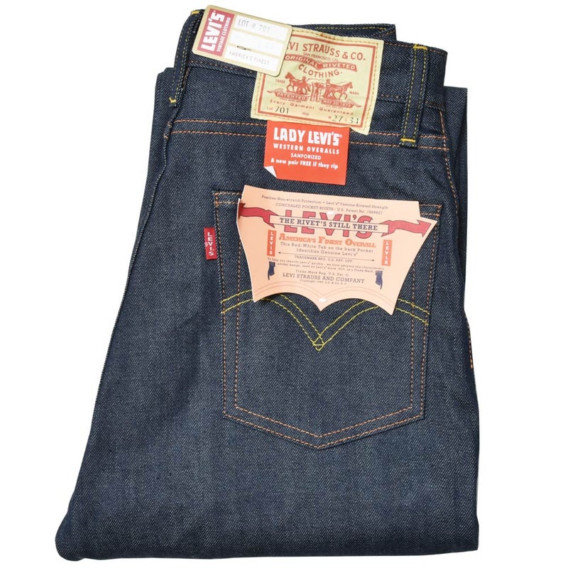 LEVI'S/リーバイスLVC701ストレートリジッドデニムパンツ