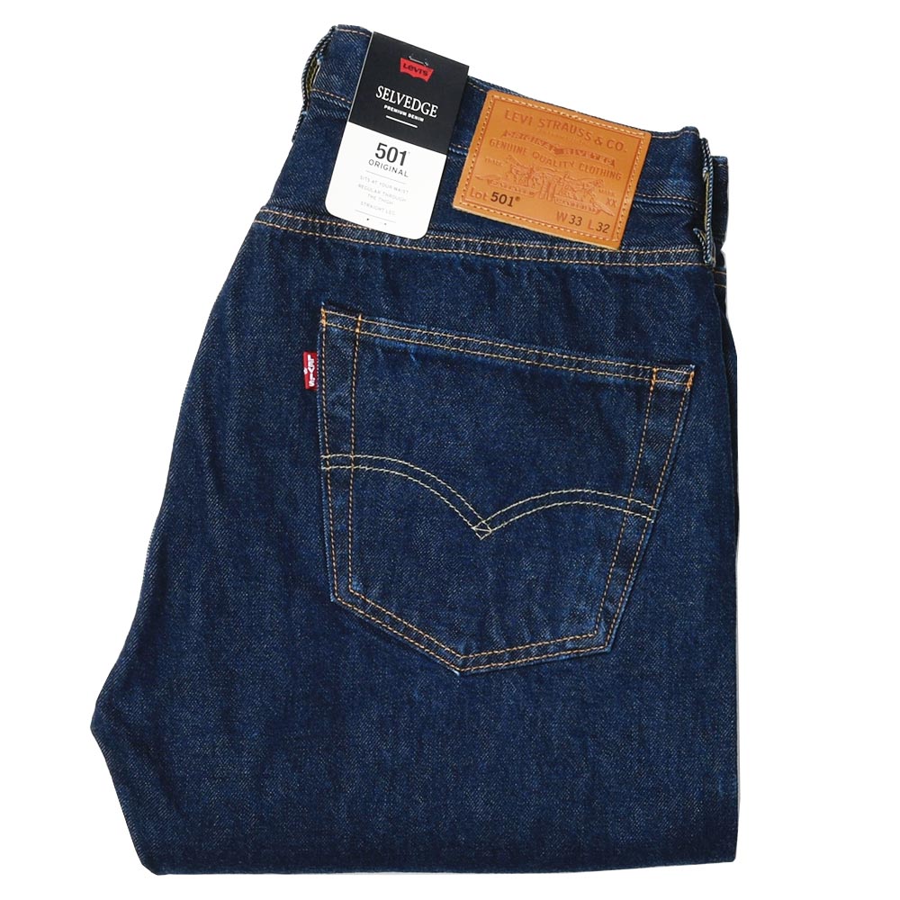 Levi's 501 リジットデニム　ワンオッシュ済 LEVI'S / リーバイス501 セルビッジワンウォッシュ デニムパンツ