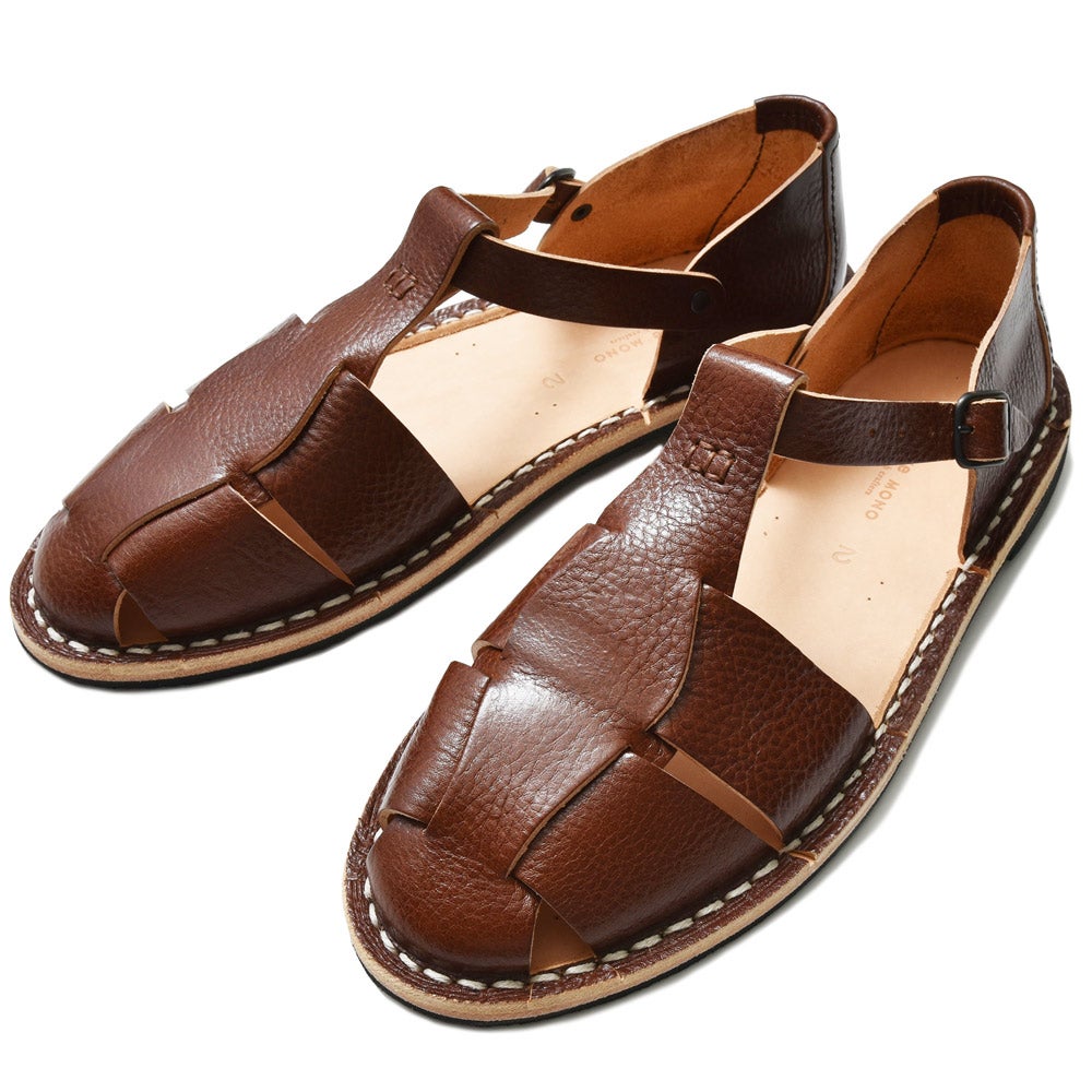 SteveMono/スティーブモノカーフグレインレザーアーティナザルグルカサンダル