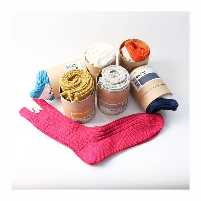 decka/デカCasedHeavyweightPlainSocks/ヘビーウェイトプレーンリブソックス【国内正規品】
