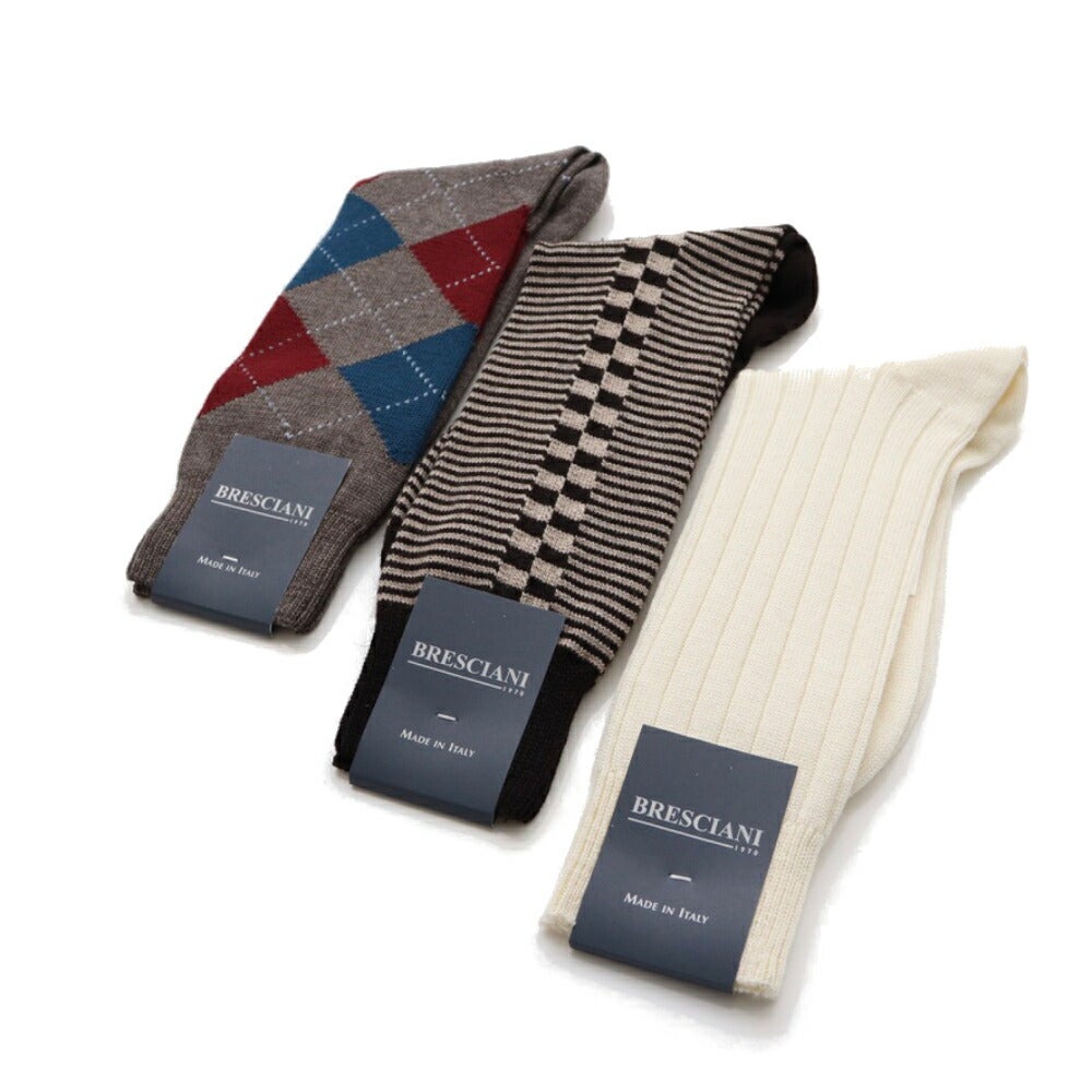 BRESCIANI/ブレシアーニウールナイロンソックス【国内正規品】