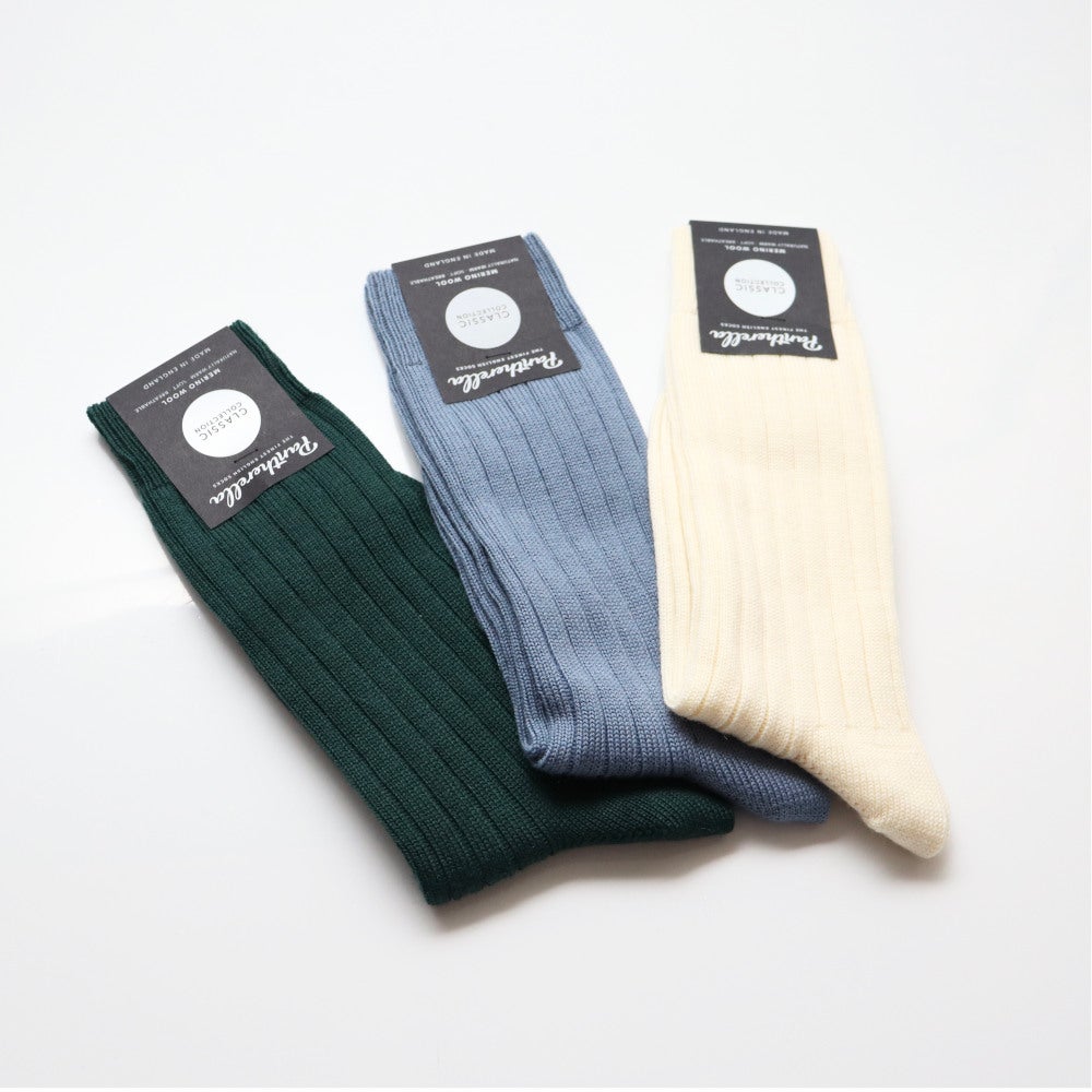 Pantherella/パンセレラウールナイロンアーガイルソックス