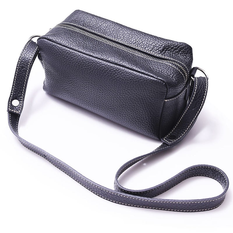 CharlesetCharlus/シャルルエ・シャルリュスグレインレザーショルダーポーチ