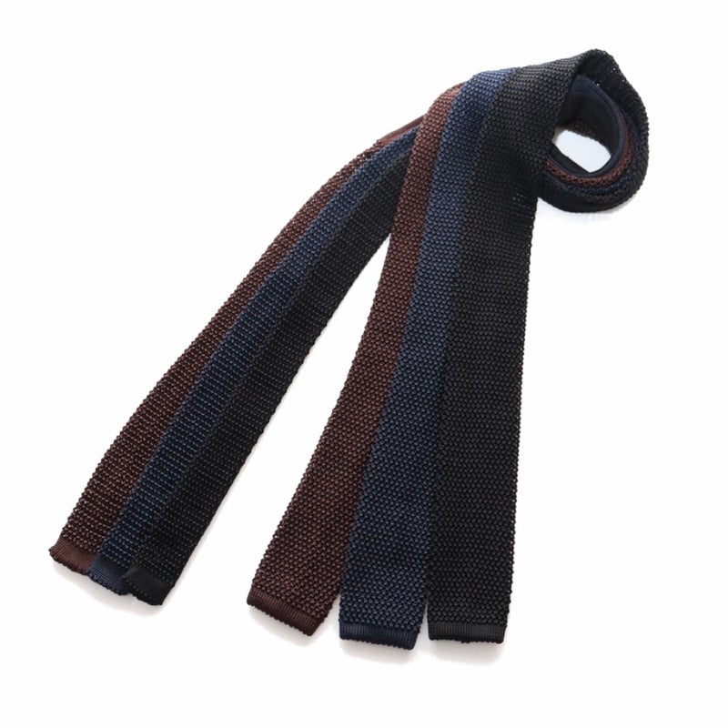 PAOLOALBIZZATI/パオロアルビザッティシルクニットタイ【国内正規品】