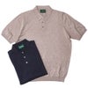 AlanPaine/アランペイン12Gコットンカシミヤクルーネックロングスリーブニット