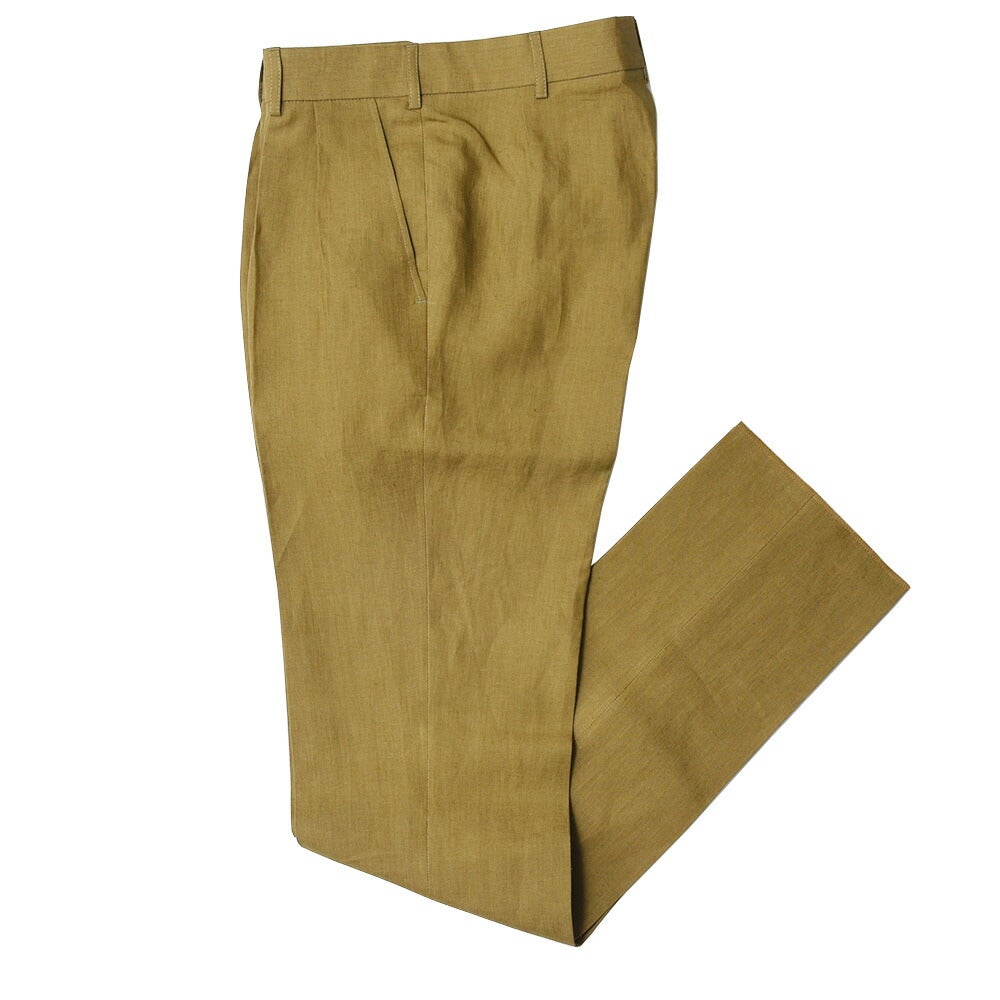 CORDINGS/コーディングスSpenceBrysonアイリッシュリネンツーインプリーツパンツ