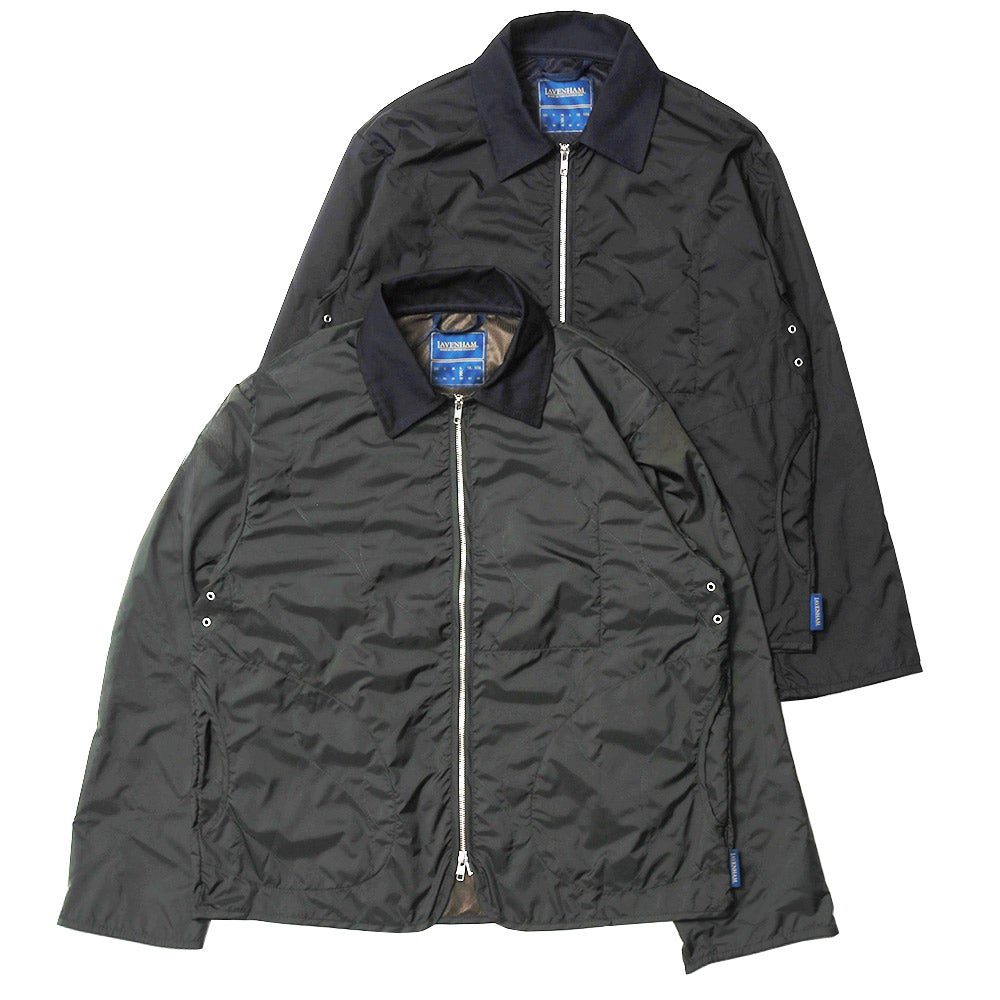 LAVENHAM/ラベンハムTornhamソーンハムポリエステルベストキルティングカラーレスベスト