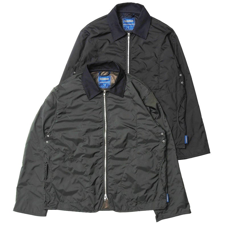 LAVENHAM/ラベンハムTornhamソーンハムポリエステルベストキルティングカラーレスベスト