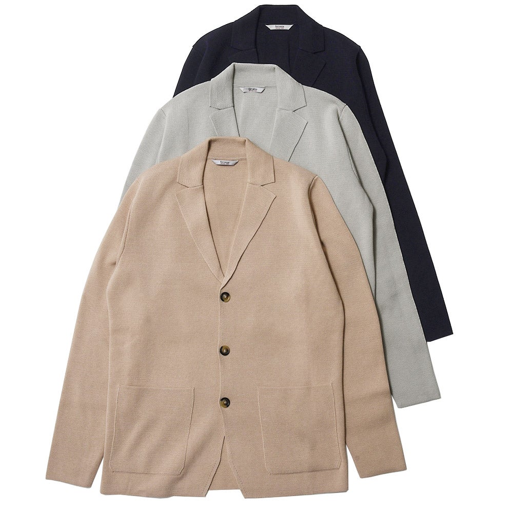 Ferrante/フェランテROYALREDウールナイロンカシミヤカバーオールニットカーディガン