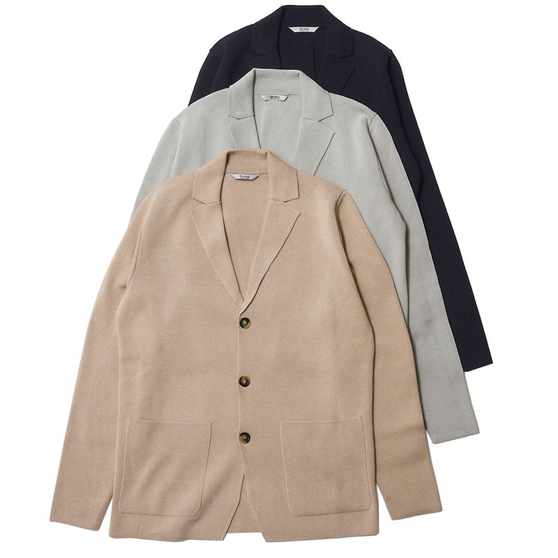 Ferrante/フェランテROYALREDウールナイロンカシミヤカバーオールニットカーディガン